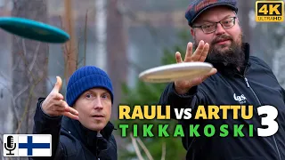 Rauli Savela vs Arttu Hiltunen 3, reikäpeli, Tikkakoski, Jyväskylä