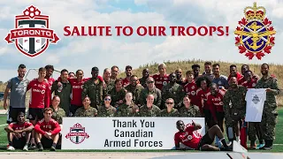 Toronto FC welcomes Canadian Armed Forces to BMO Training Ground