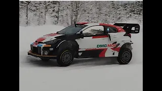 Takamoto Katsuta testing Toyota GR YARIS Rally1  for Rally Sweden 2022