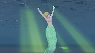 MMD MME ikUnderwater Test Video... LearnMMD.com... Rin Mermaid Download Link