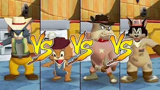 Tom and Jerry in War of the Whiskers HD Butch Vs Spike Vs Tom Vs Jerry (Master Difficulty)