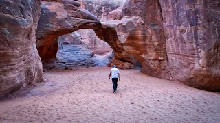 Arches Part 2. We Explore Balanced Rock And Venture To Sand Dunes Arch.
