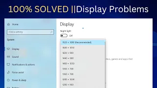 ✅100% SOLVED || Screen Resolution Problem Windows 10 ||  Easy Methods ||