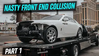 Rebuilding a Wrecked Rolls Royce Wraith - Part 1