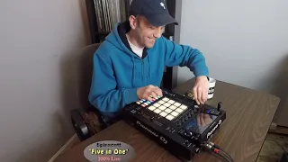 Spinscott - "Five in One" (100% Live!) 10 minutes on the DJS-1000