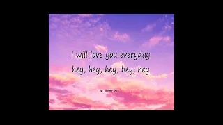 love you everyday_(lyrics)