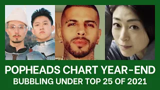 Popheads Chart Year-End: Bubbling Under Top 25 of 2021