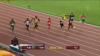 Usain Bolt el hombre mas rapido de la tierra!!!Mejores carreras