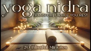 Yoga Nidra for Healing Rest | 20 minutes | Body Scan | Sleep Meditation