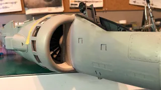 HobbyBoss 1/18 AV8B Harrier Build Part 5: Intakes