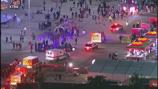 Aerial video shows the aftermath of deadly Astrofest music festival