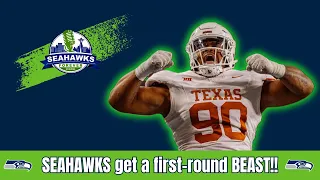 SEAHAWKS add STUD defender to Mike Macdonald's new defense! (Best DT in the draft!!)