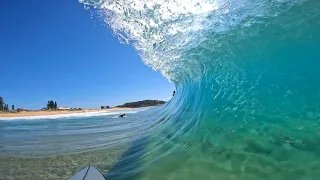 RAW POV SURFING SANDBAR BARRELS!! (SUPER SHALLOW & HOLLOW)