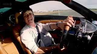 Top Gear. Хамонд кричит от восторга в Zonda