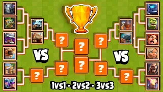 RARE CARD TOURNAMENT | 1vs1 - 2vs2 - 3vs3 | Clash Royale