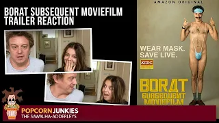BORAT SUBSEQUENT MOVIEFILM (Amazon Prime Video OFFICIAL TRAILER) The POPCORN JUNKIES Reaction