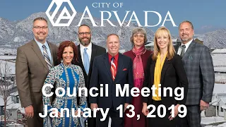 Arvada City Council Meeting - January 13, 2020