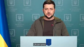 Зеленский: «Россия ответит за все военные преступления против украинцев» (2022) Новости Украины