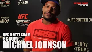 UFC Rotterdam: Scrum with Michael Johnson