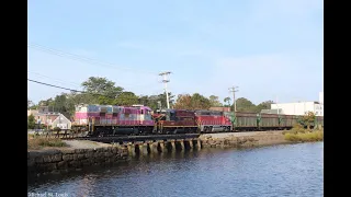 [HD] MBTA Genset pulls the Mass Coastal Energy Train - 9/24/2020