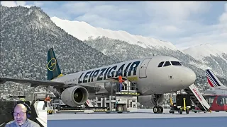 Microsoft Flight Simulator 2020 - MSFS - Special Approach Innsbruck LOWI DME08 cirle-to-land - mh007