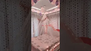 Birthday Decoration for wife -❤️ canopy bed Decoration-❤️9979792970❤️ for booking