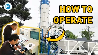 Hand in hand teach you how to operate the concrete batching plant | A Step-By-Step Beginner’s Guide