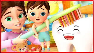 Brush Your Teeth Song | Kids Songs & Nursery Rhymes by Banana Cartoon Preschool Sign Language