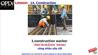 Oxford dictionary - 14. Construction - learn English vocabulary with picture.mp4