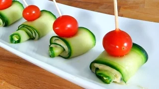 Cucumber Hummus Appetizer (BEST FINGER FOOD!) - Inspire to Cook