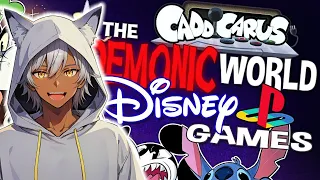 The Demonic World of Disney PS1 Games | Sleepy Reacts to Caddicarus