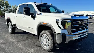 2024 GMC Sierra 2500HD SLE- Convenience, X-31 & Preferred Packages in Summit White Walk Around