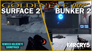GoldenEye 007 FC5 | Bunker 2/Surface 2 (With Remixed Soundtrack by DonutDrums) Arcade Level