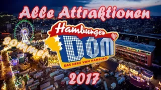 Alle Attraktionen/Attractielijst Hamburg Sommerdom 2017