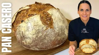 Easy homemade bread with a crispy crust / STEP BY STEP