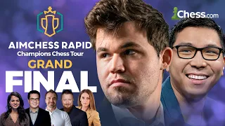 Watch Magnus Carlsen v Wesley So | Winner Takes Home $30,000! Aimchess Rapid 2023 Grand Final