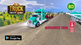 Truck Simulator: Ultimate #3  Delivering Forklifts with KENWORTH T800