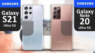 Galaxy S21 Ultra 5G vs Galaxy Note 20 Ultra 5G  Side by Side Comparison