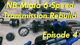 NB Miata 6-Speed Transmission Rebuild - Episode 4 (Disassembly)