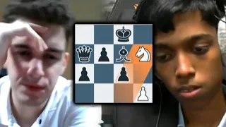 Praggnanandhaa FINDS FANTASTIC Knight SACRIFICE in Seconds Against Duda