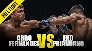 Abro Fernandes vs. Eko Priandano | ONE Full Fight | February 2020