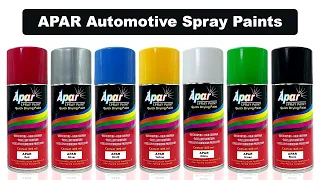 Apar Spray Paints | Automotive Spray Paints for Cars, Bike and Scooty | Remove Scratch Instantly