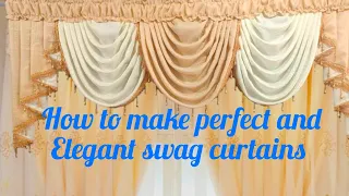 @ how to make a perfect and elegant swag valance pattern @ pàano gumawa ng perfect and elegant swag