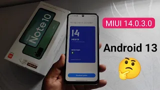 redmi note 10 miui 14.0.3.0 stable update rollout | additional features