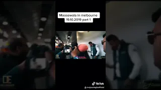 Moosewala in Melbourne entry grand 19.10.2019