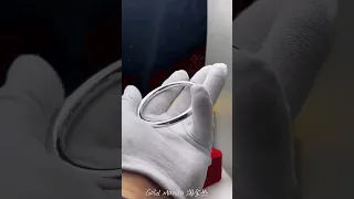 Making process of a Platinum Bangle #viral #gold #trending #24kgoldn #shorts #jewellery #tiktok #24k