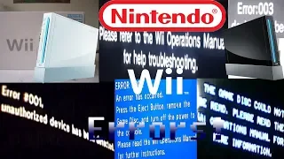 Nintendo Wii All Errors! + forgotten Xbox One Error