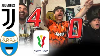 JUVENTUS 4-0 SPAL | GODO!! SEMIFINALEE!! LIVE REACTION w/ T4tino23 & Enry Lazza - COPPA ITALIA HD!