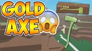 |Roblox| Lumber Tycoon 2: HOW TO GET THE GOLDEN AXE