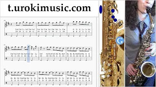 How to play SHAKIRA BZRP - Music Sessions #53 on Saxophone (Alto) Tabs Notes Solo